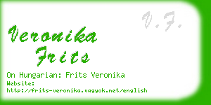 veronika frits business card